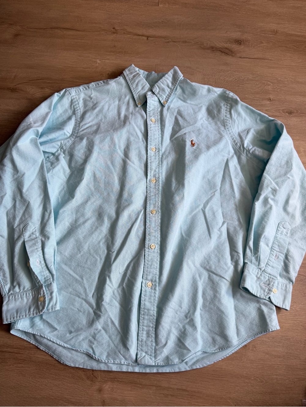 Polo Ralph Lauren Shirt L Men BlueClassic Fit Button Down Long  Sleeves